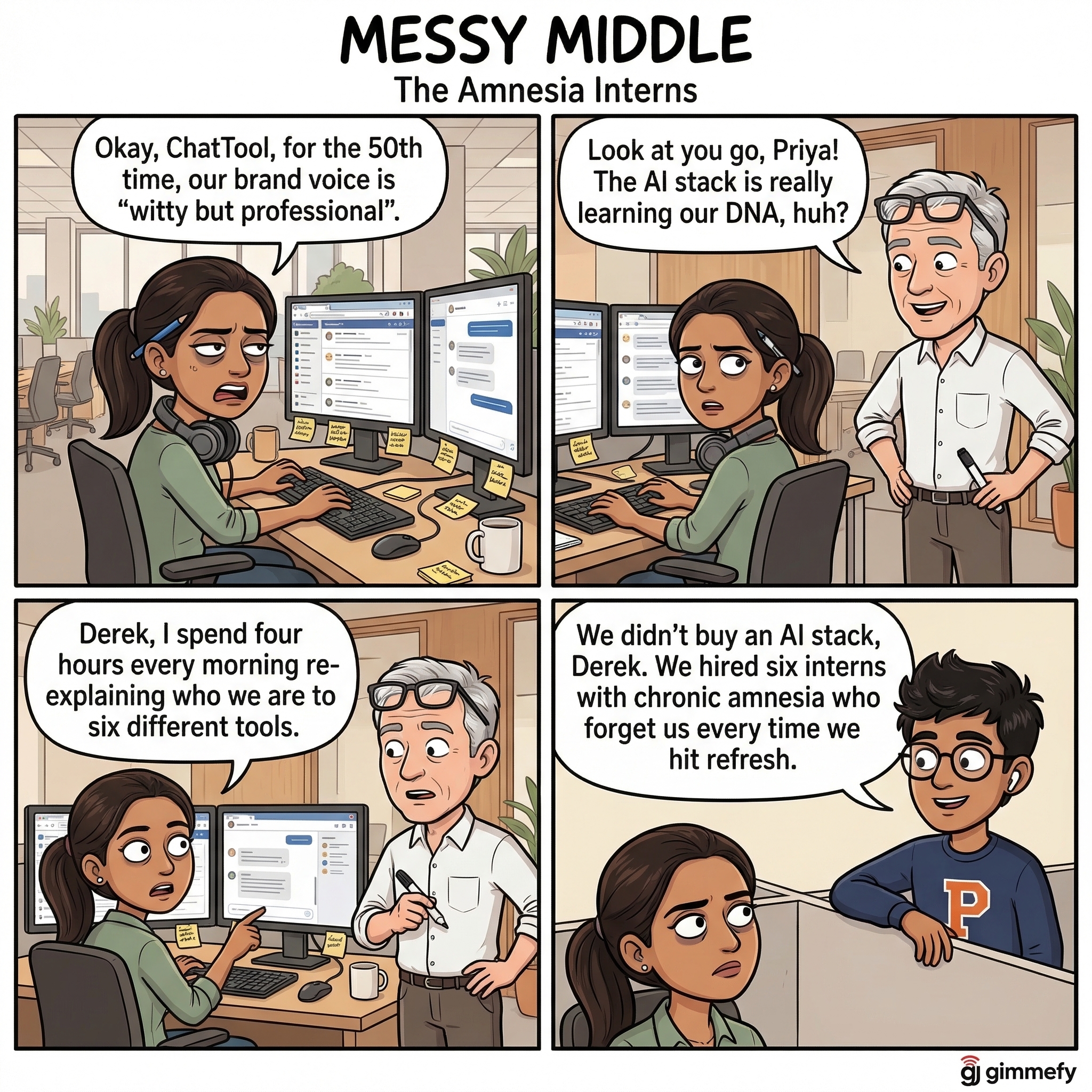 Messy Middle #007: Six Interns With Chronic Amnesia