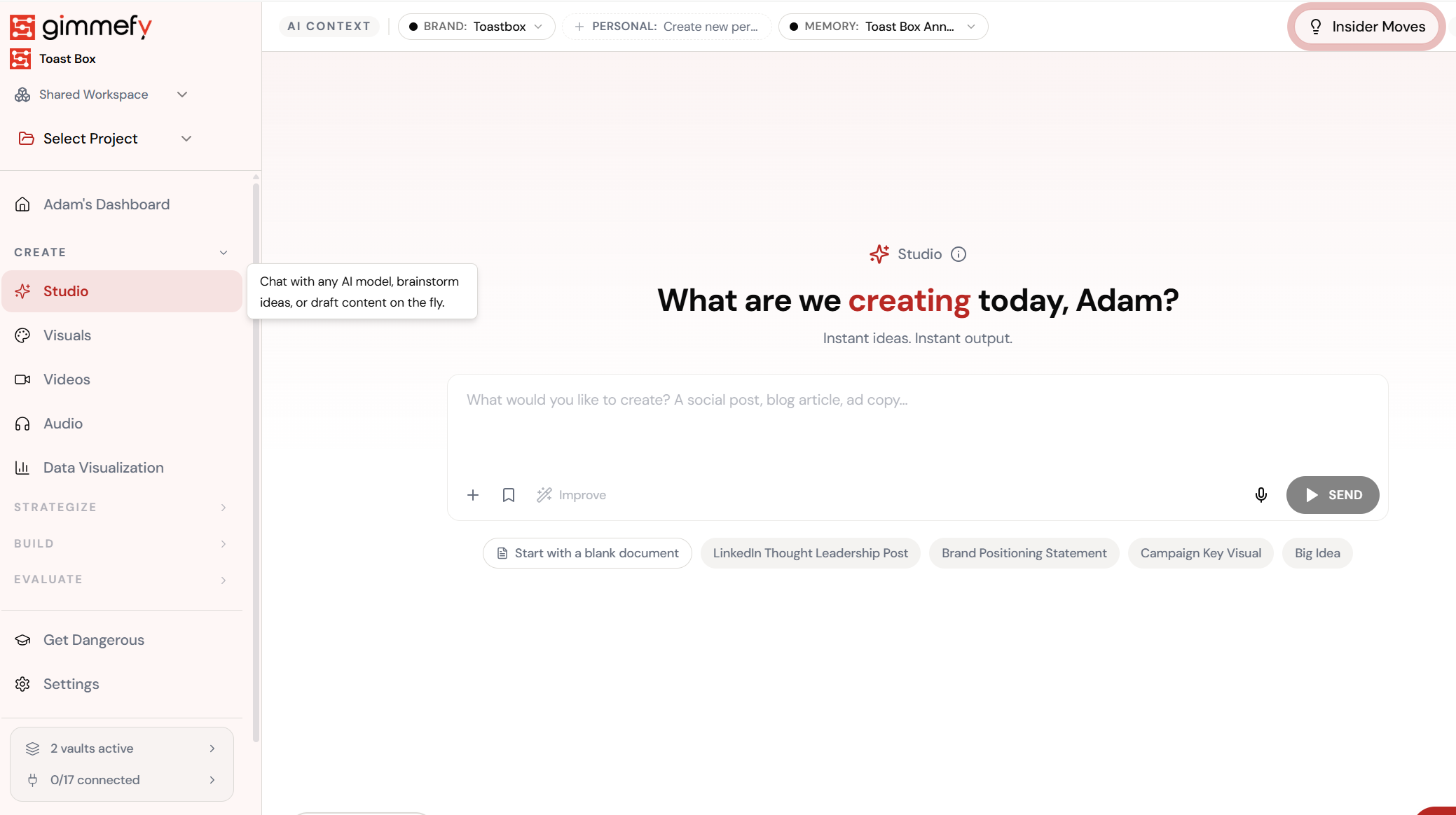 Step 1: Open Video Hub