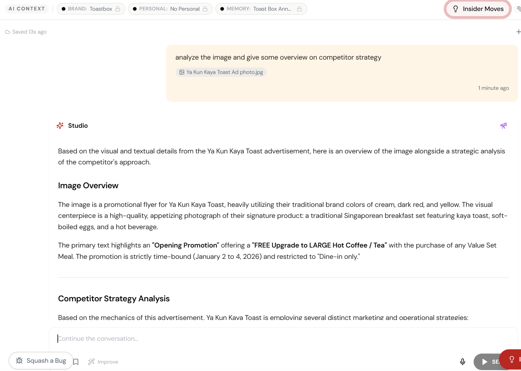 Step 5: Compare with Brand Context