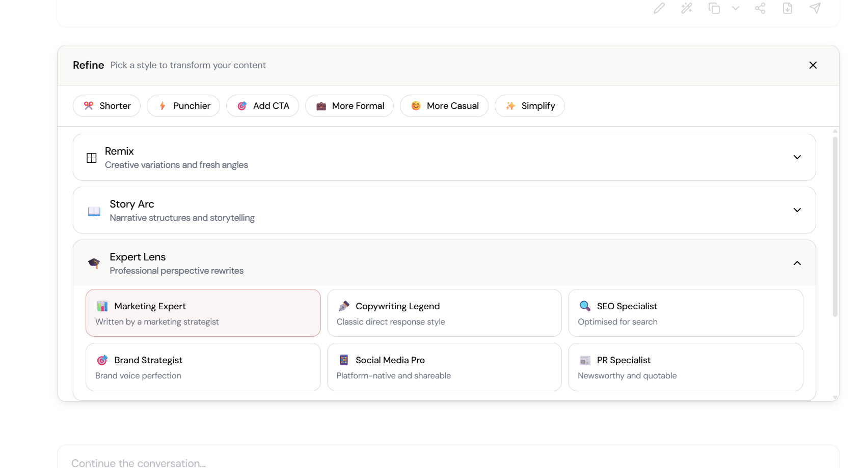 Step 5: Brand-Aware Refinement