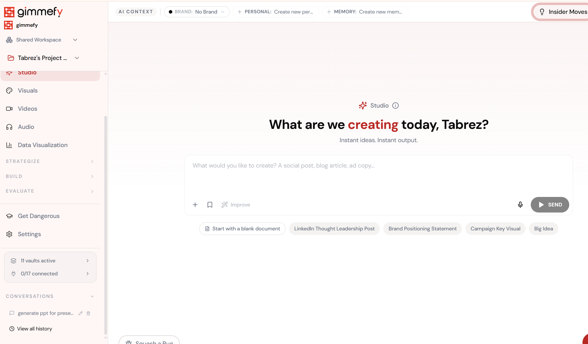 Step 1: Open History