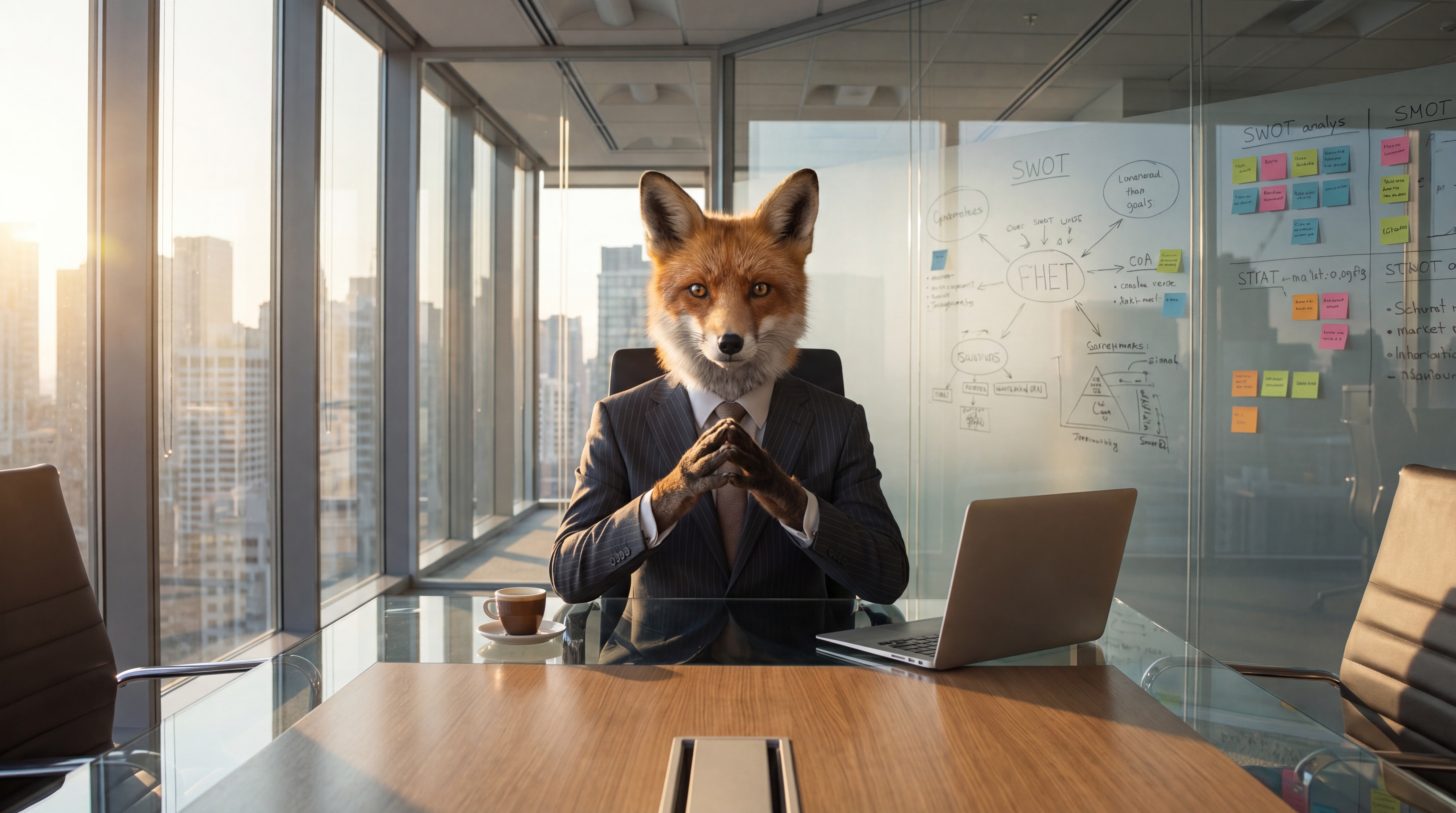 Fox CEO in a conference room — gimmefy fired the strategist