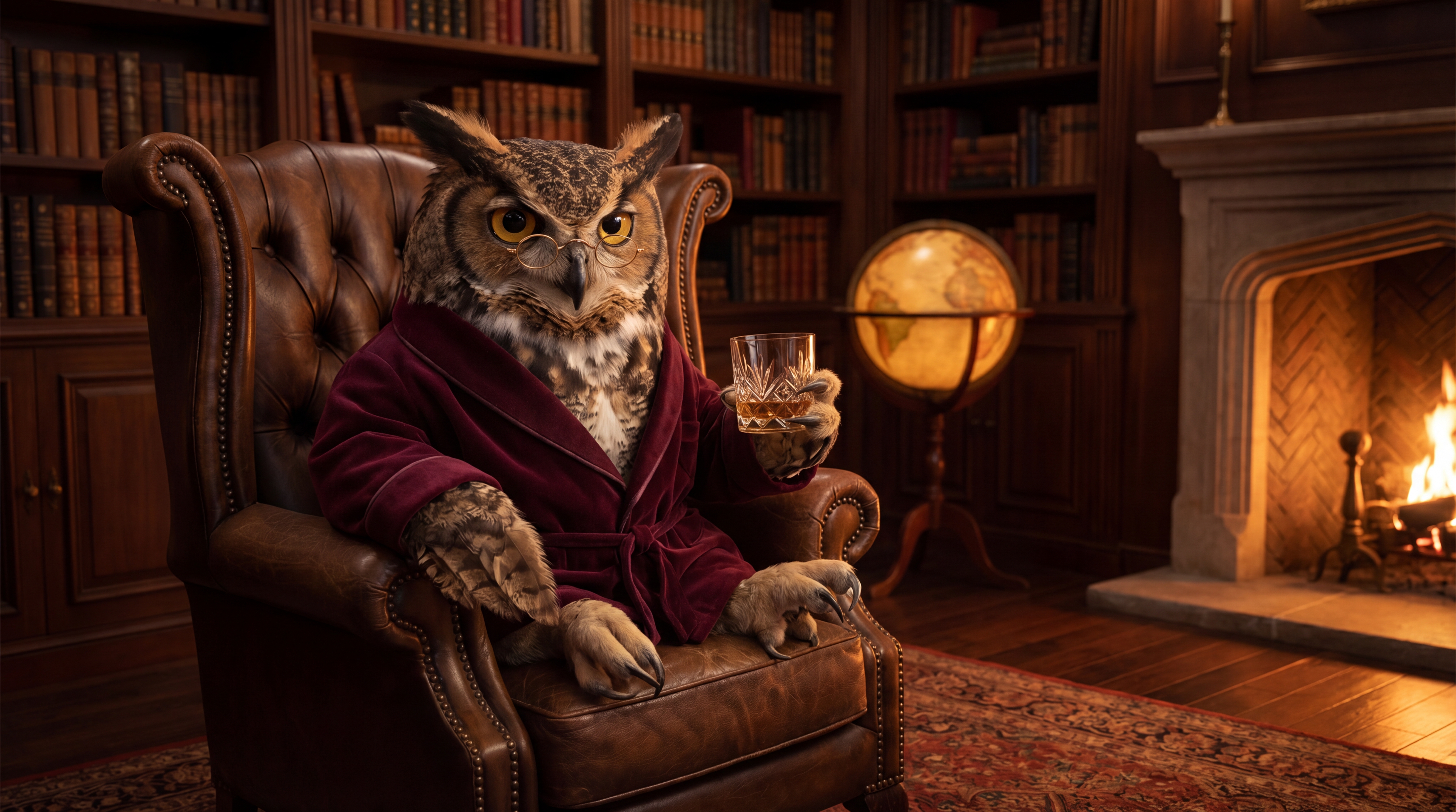 Owl in a private library — gimmefy fired the consultant