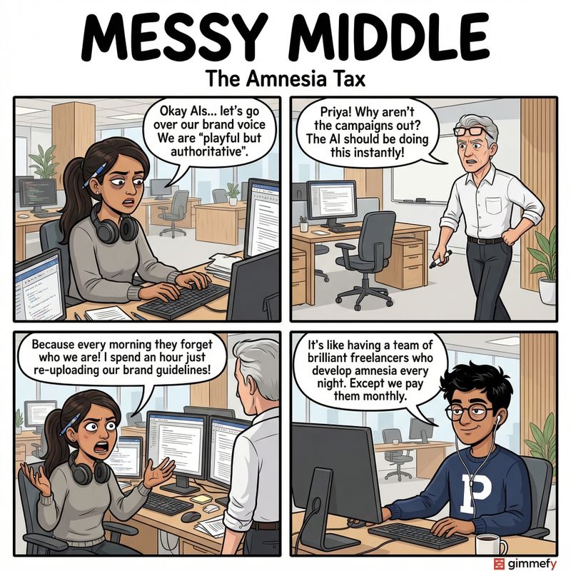 Messy Middle #005: Re-Educating The Machine Every Morning