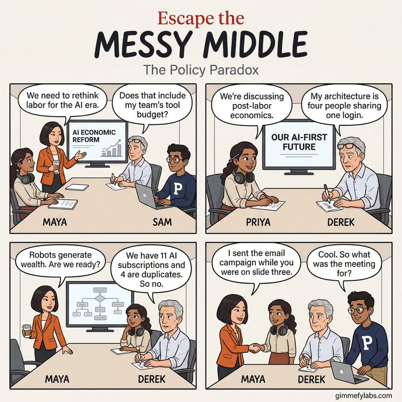 Messy Middle Comic: The Policy Paradox