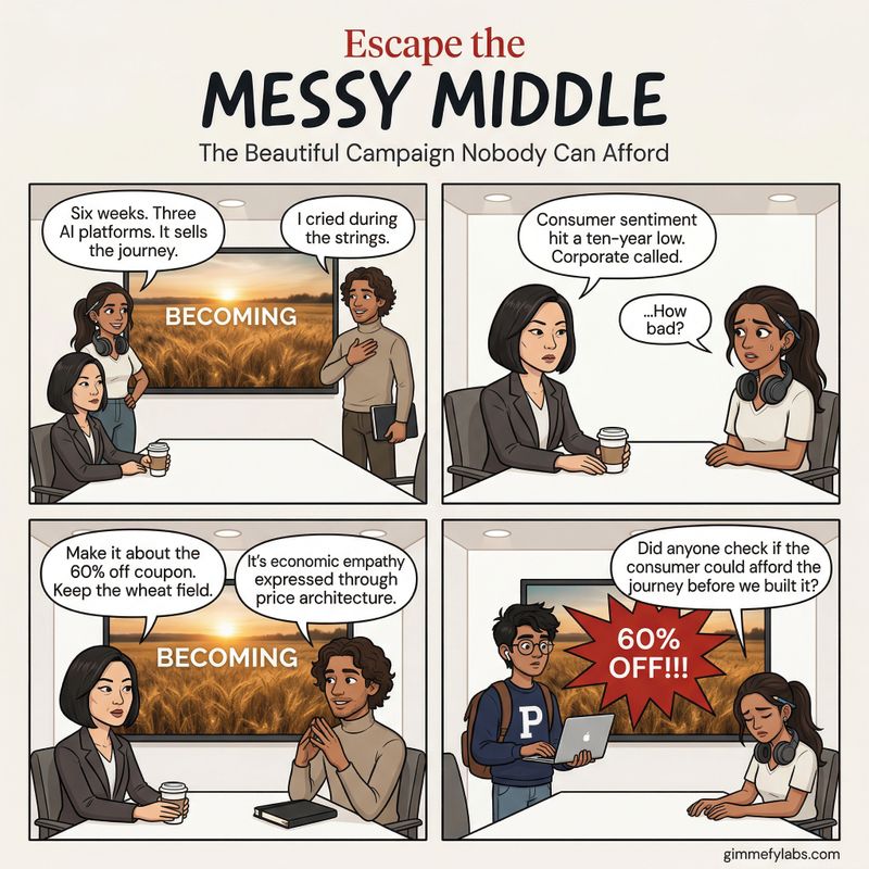 Messy Middle Comic: The Broke Consumer Pivot