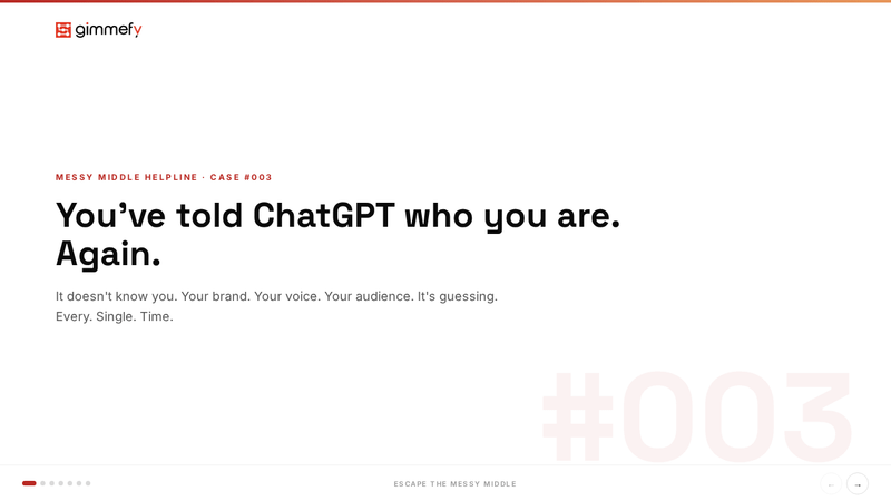 Messy Middle Helpline — Case #003: The Instant Brand Brain
