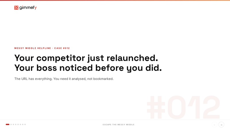 Messy Middle Helpline — Case #012: The URL Scraper