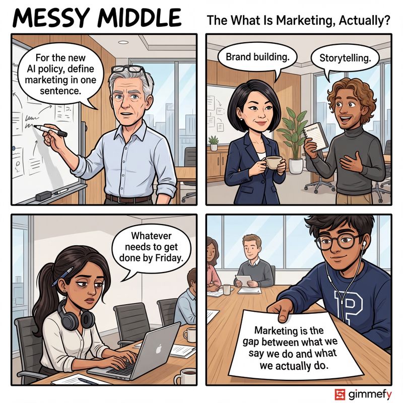 Messy Middle #014: What Is Marketing, Actually?