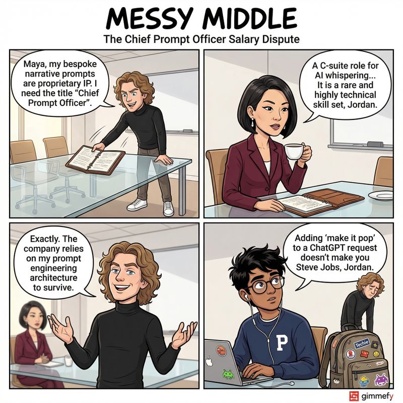 Messy Middle #013: The Chief Prompt Officer Salary Dispute