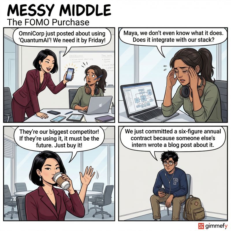 Messy Middle #011: Buying Software Because Competitors Did It