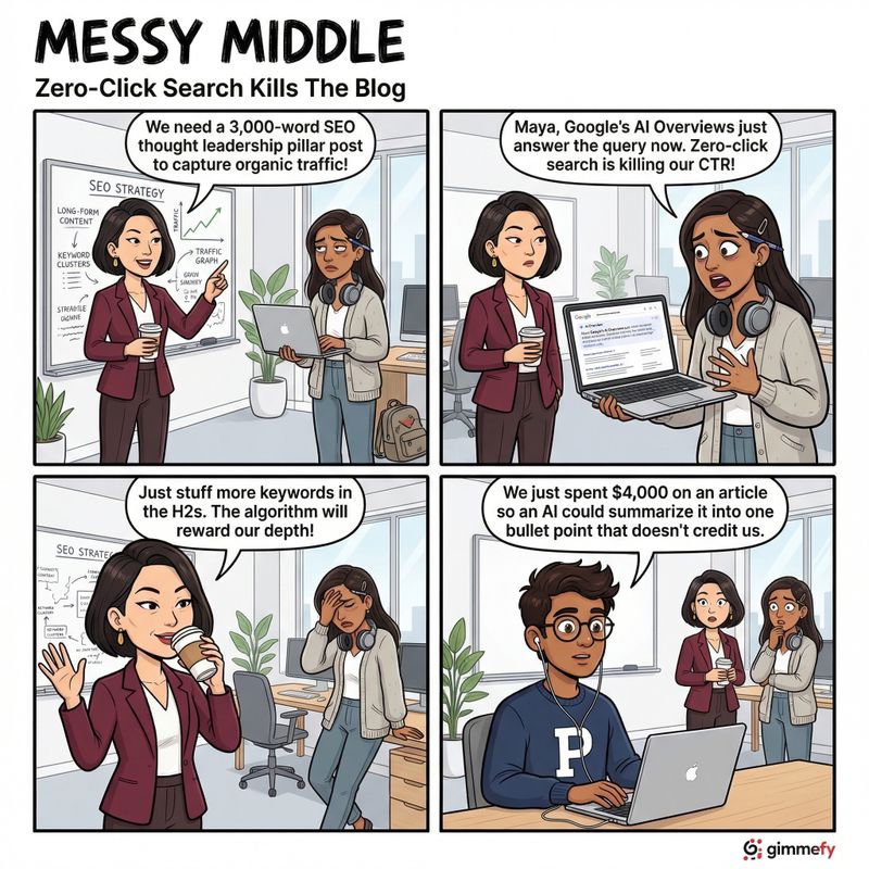 Messy Middle #003: Zero-Click Search Kills the Blog